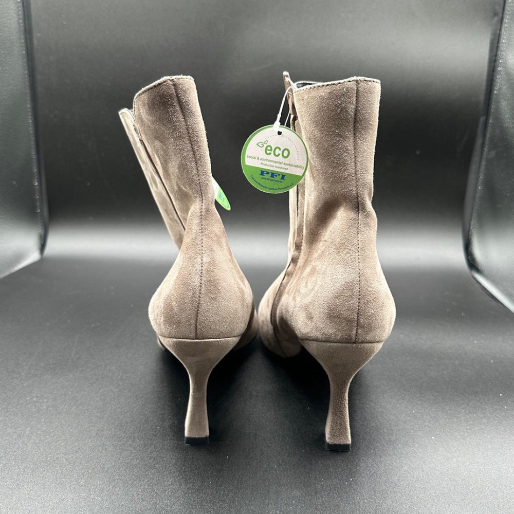 Paul Green Suede Marilyn Heel Kitten Booties - Picture 4 of 6